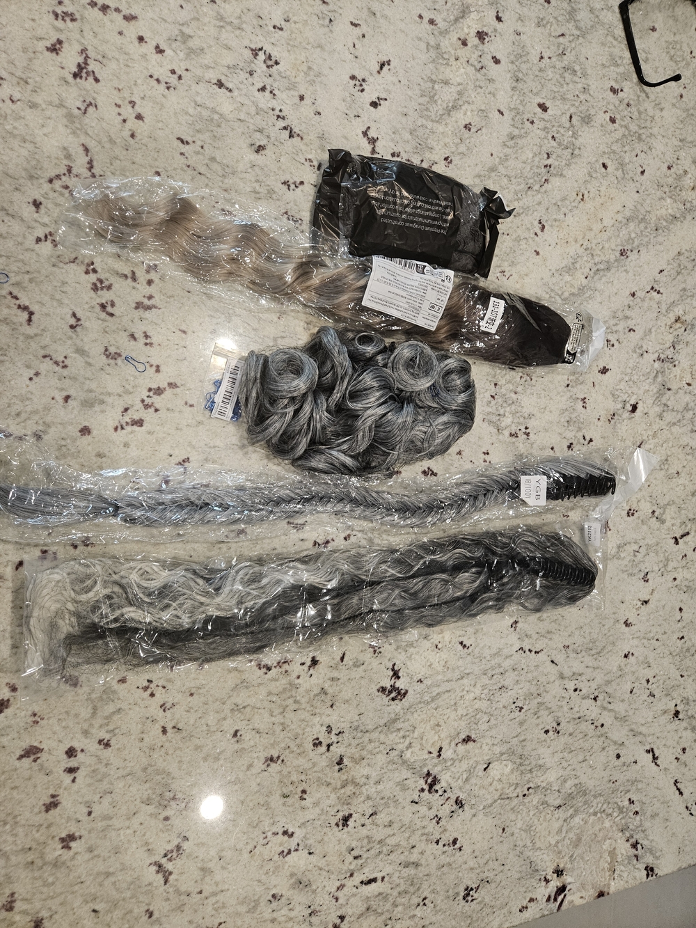 Synthetic Braiding Hair Extensions in Silver Gray - Versatile Styles